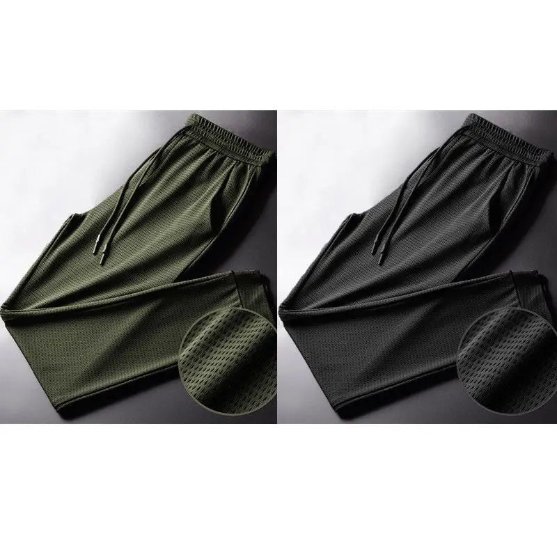 Calça masculina de verão - Ice Power - respirável casual leve impermeável secagem rápida