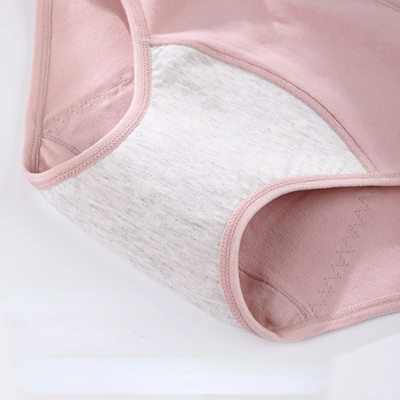 3PCS/kit Calcinha Absorvente Menstrual - SuperCare - à prova de vazamento com absorção de água 95% algodão respirável amiga da saúde e do meio ambiente