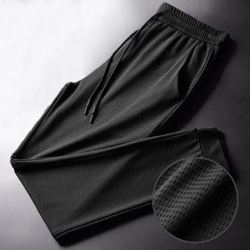 Calça masculina de verão - Ice Power - respirável casual leve impermeável secagem rápida